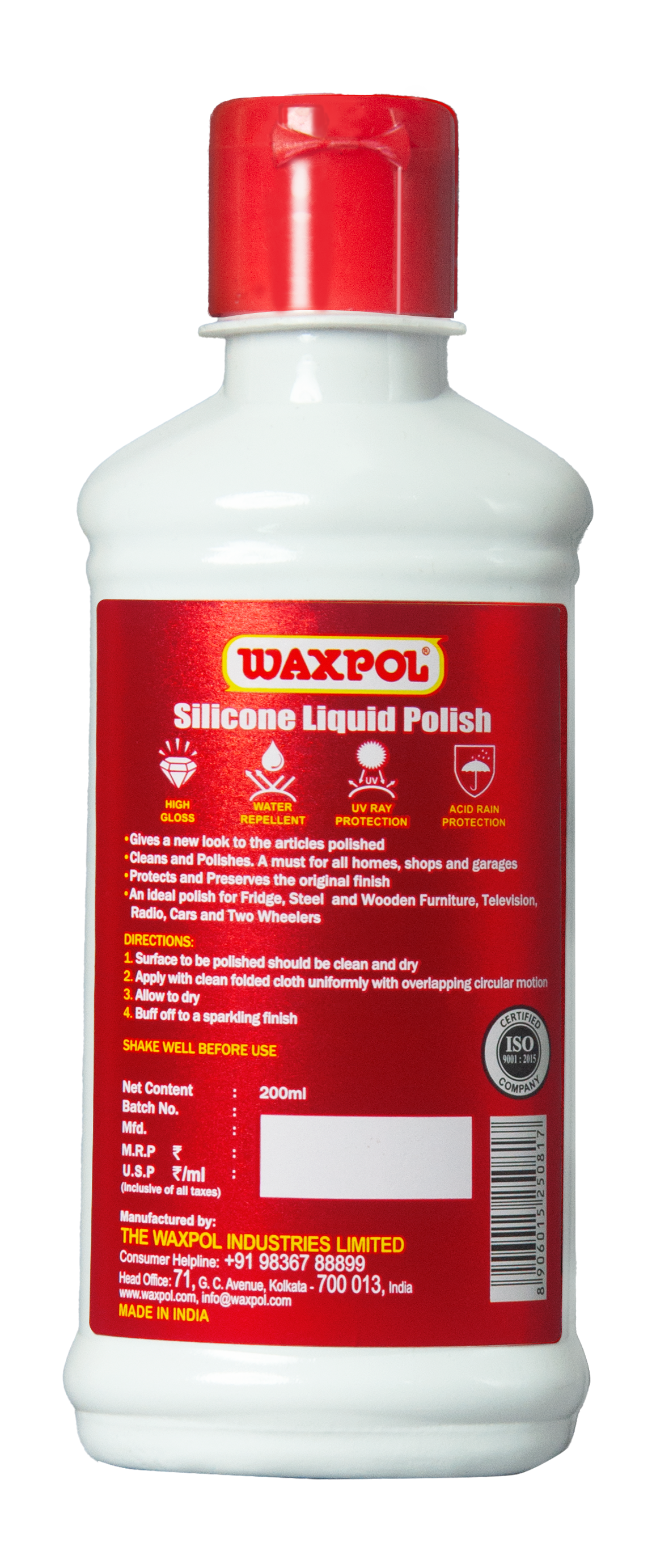 Silicone Liquid Car Polish