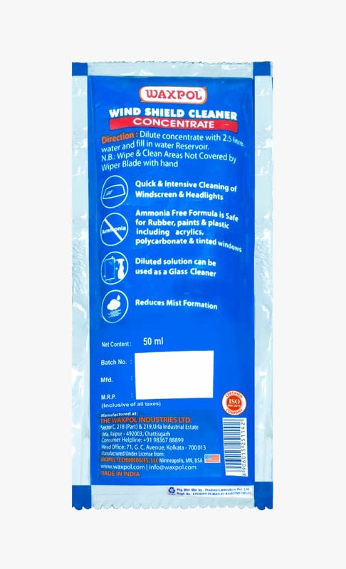 Antifreeze Wind Shield Cleaner Concentrate